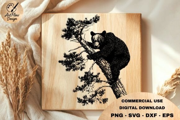 Bear in Tree SVG DXF EPS PNG: A Strategic Creative Asset for Makers and Entrepreneurs