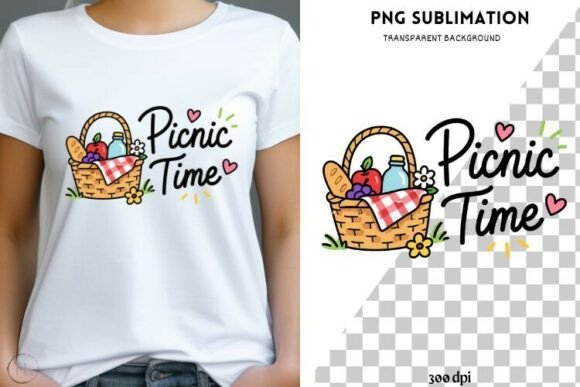 Celebrate Summer with Picnic Time PNG Cute Summer Picnic Design