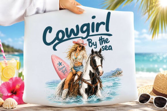 Cowgirl by the Sea Western Coastal Beach
