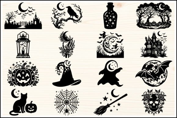 Halloween Gothic SVG Bundle for Creative Projects