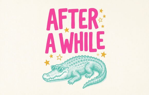 Teacher Summer Holiday Crocodile PNG: A Playful Design for Trendy Summer Projects
