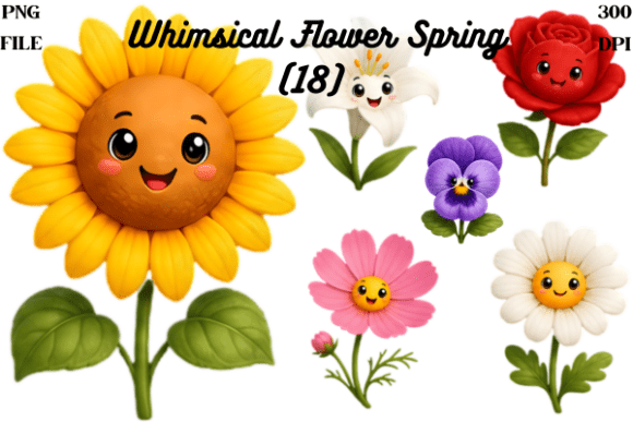 Whimsical Flower Spring Clipart Graphics: Creative Potential and Practical Considerations